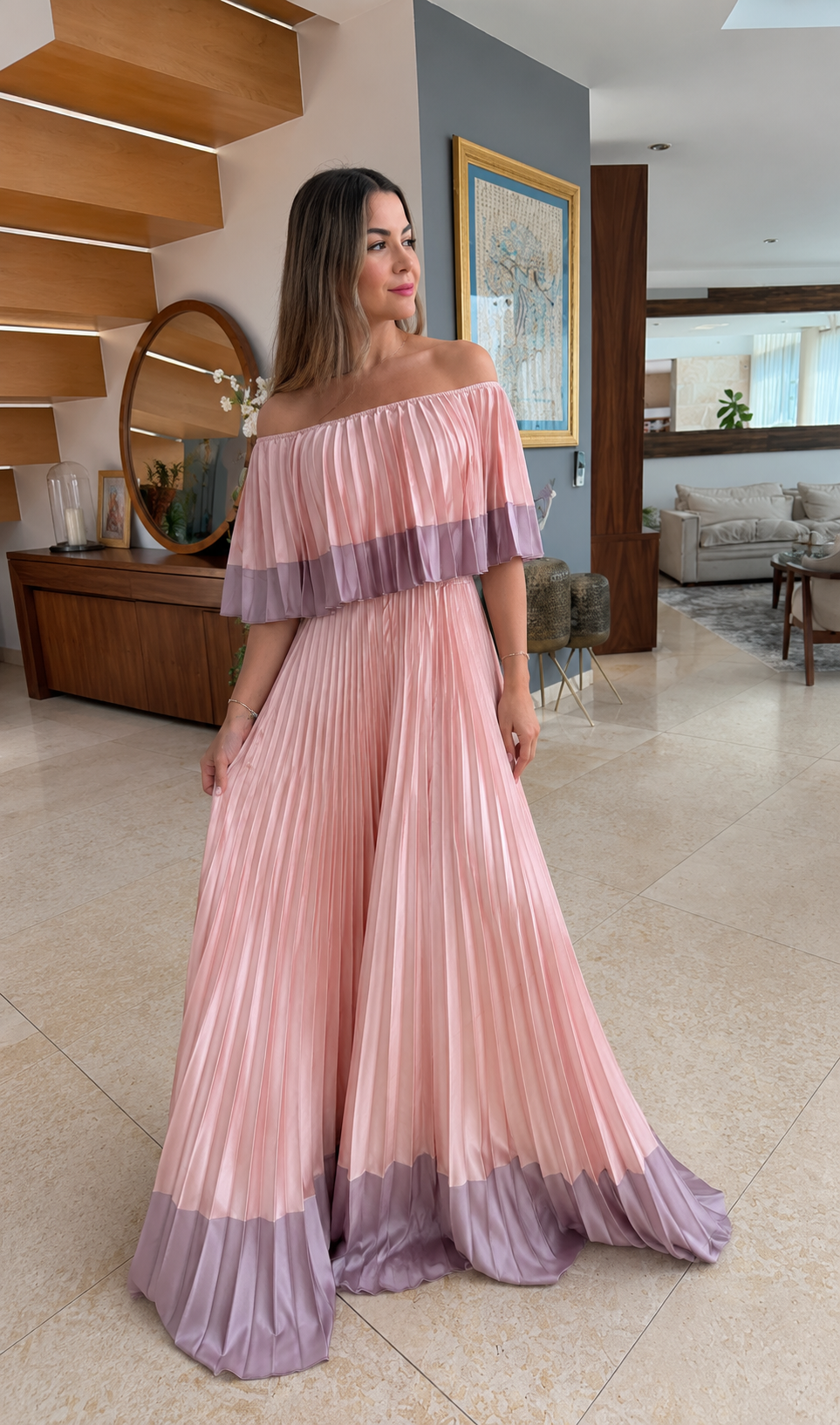 Maxi clothing bicolor