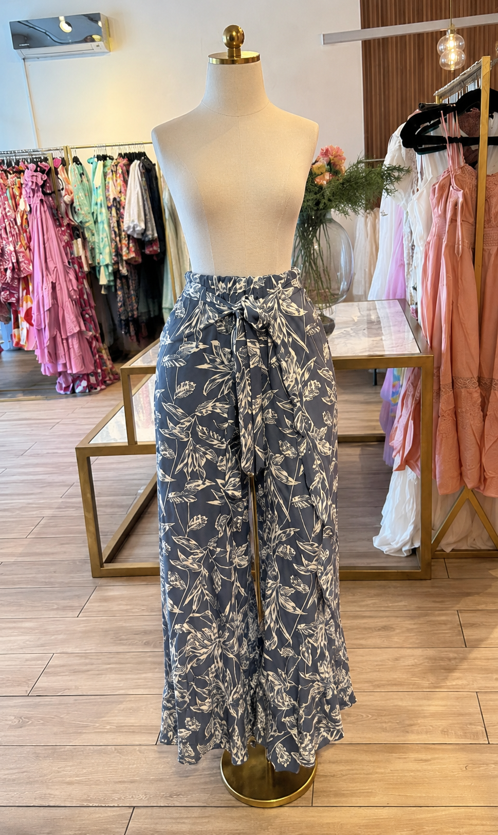 Olive&L estampado azul