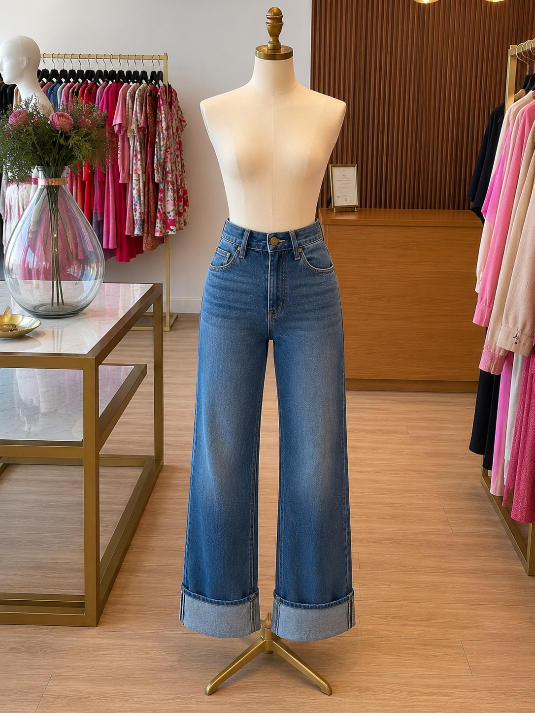 California Vintage wide leg cuff