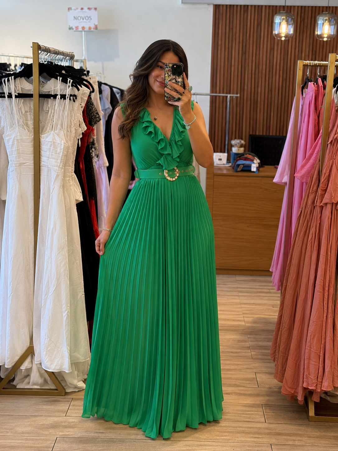 Maxi Clothing hebilla verde