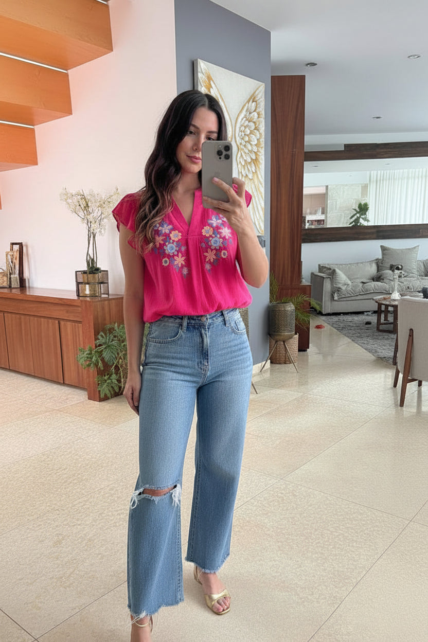 Vervet wide leg