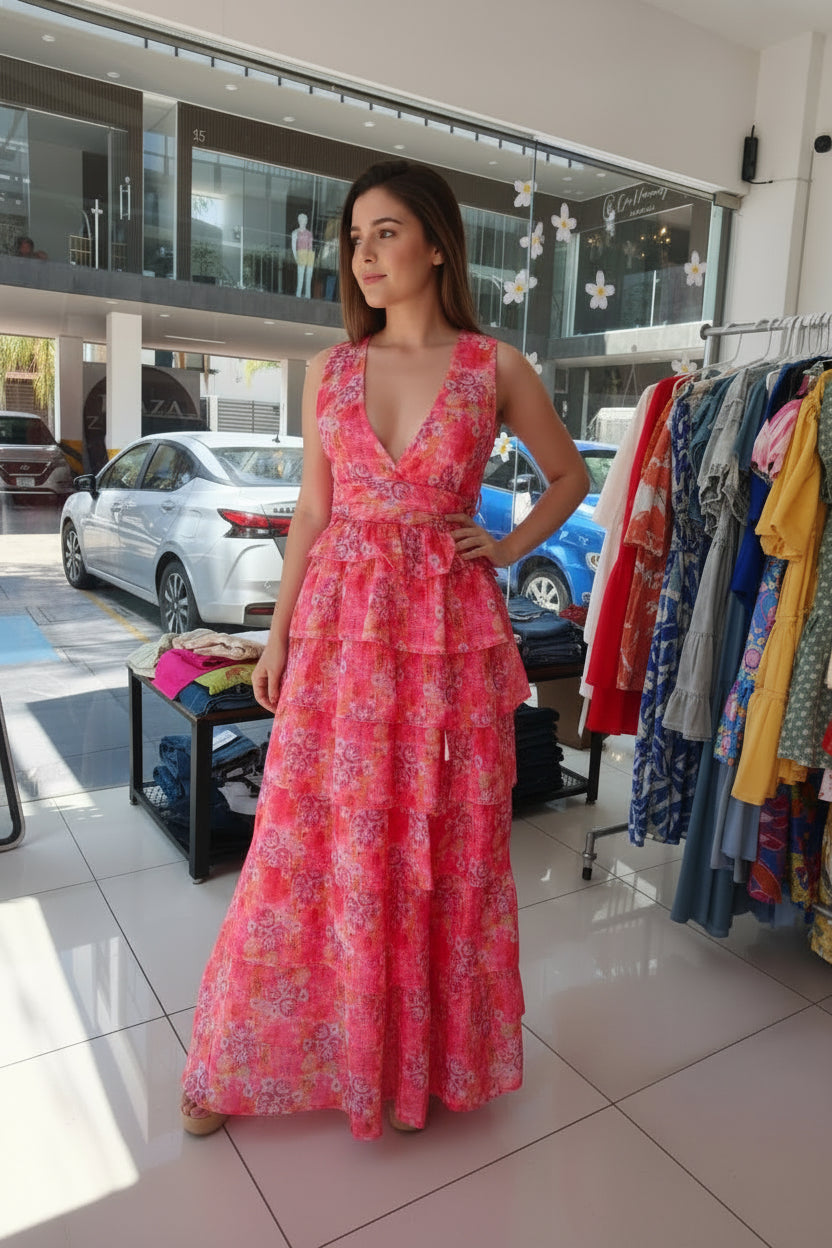 Maxi Clothing olanes coral