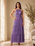 Clothing Lila detalles con perlas