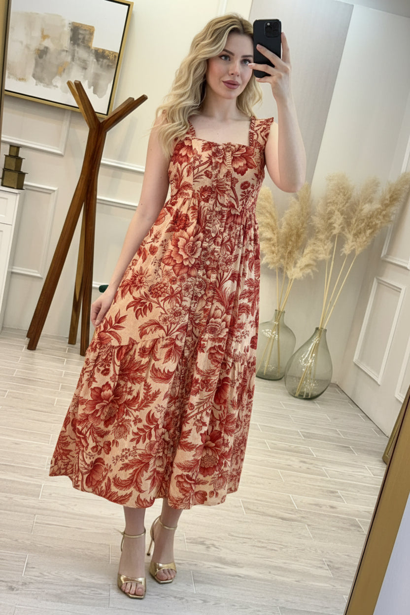 Maxi estampado floral